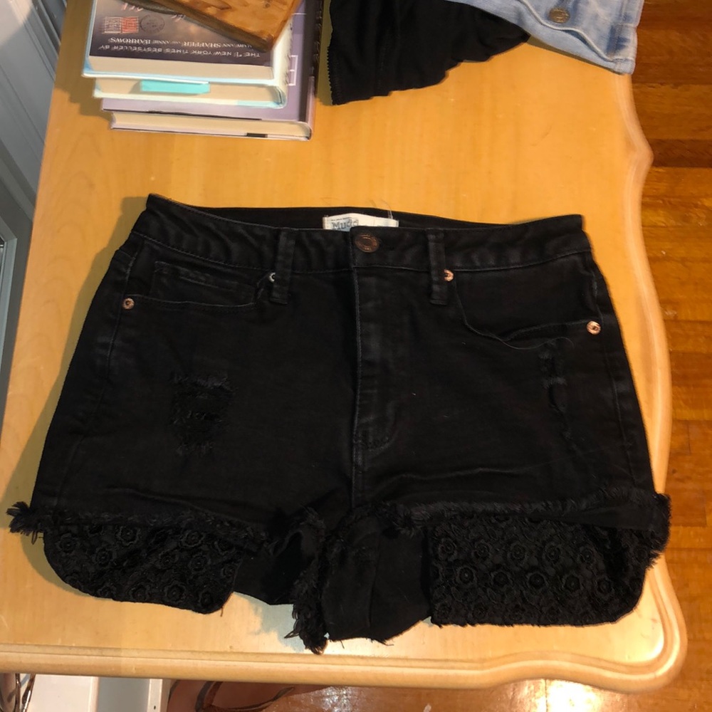 Black shorts